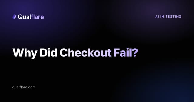 "Why Did Checkout Fail?" — Conversational Test Analysis With Quo (2026)
